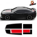Car Stickers Car Styling Front Bonnet Rear Stripes Hood Trunk Engine Cover Decal for Chevrolet Comalo